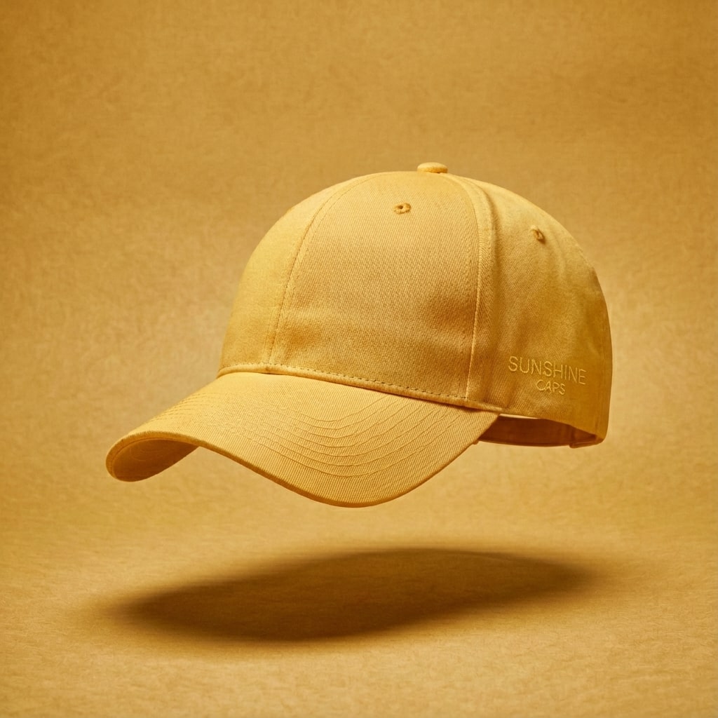 collection casquettes jaunes Image