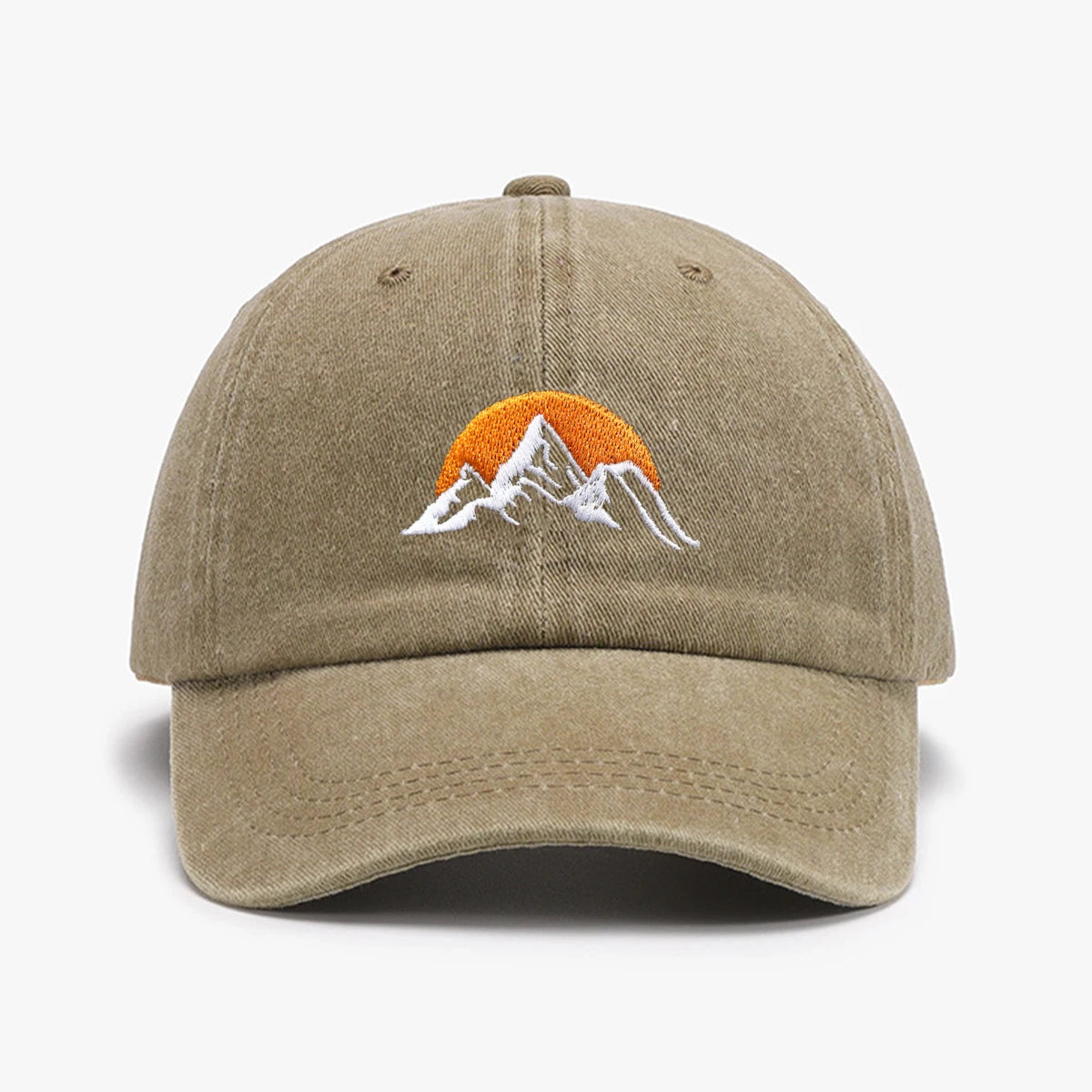 accessoire de mode brodé lever de soleil