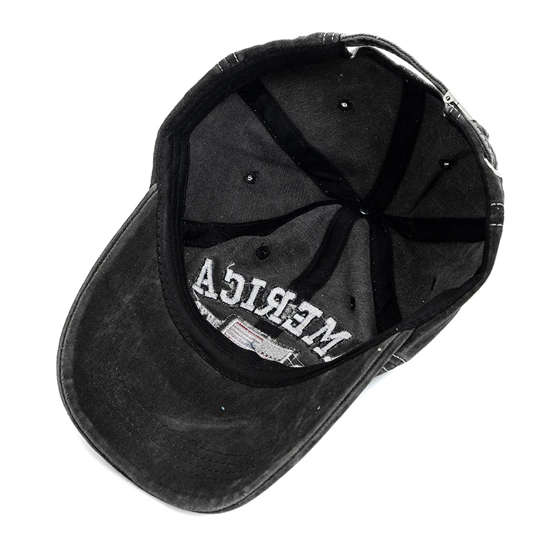 accessoire mode casquette brodée America