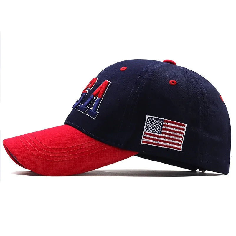 accessoire mode casquette brodée motif USA Image