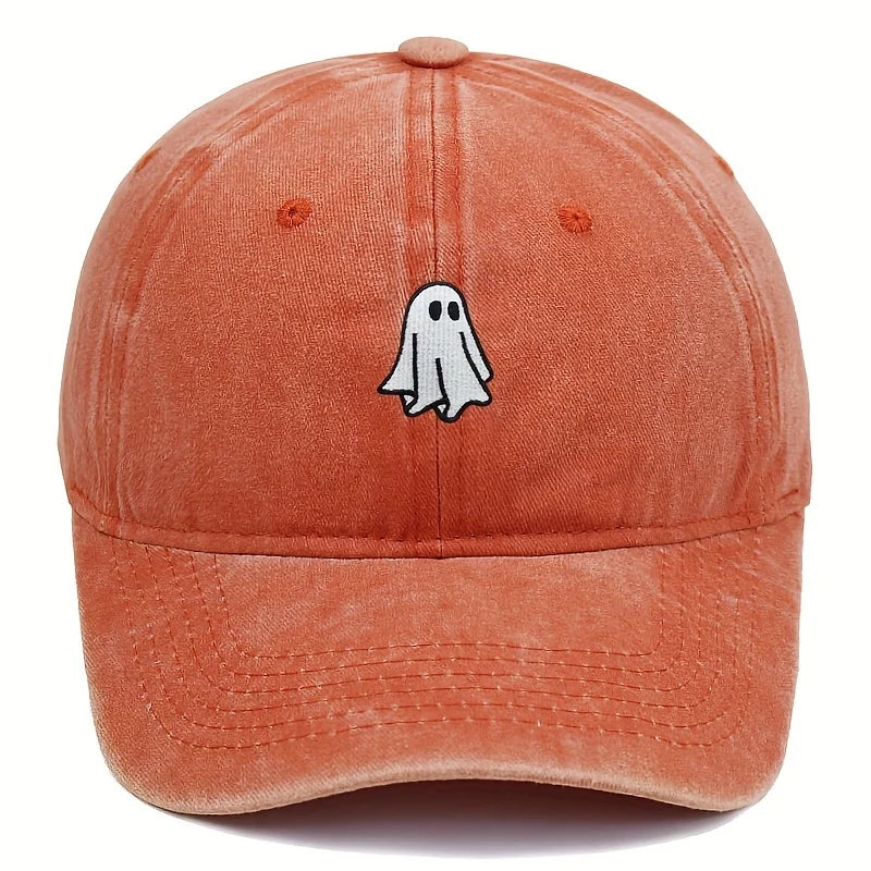 accessoire mode casquette fantôme brodée
