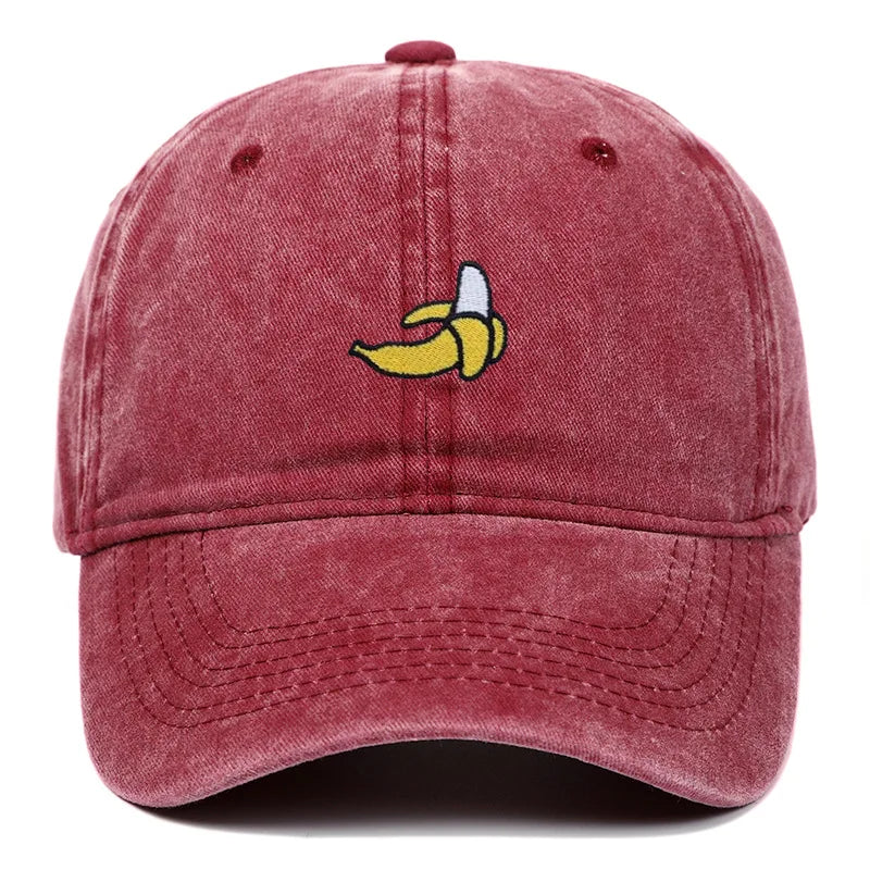 accessoire stylé casquette brodée banane