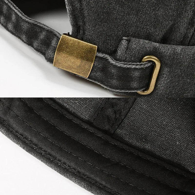 bonnet en denim délavé