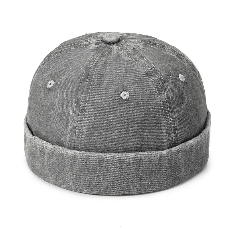 bonnet docker en tissu de jean