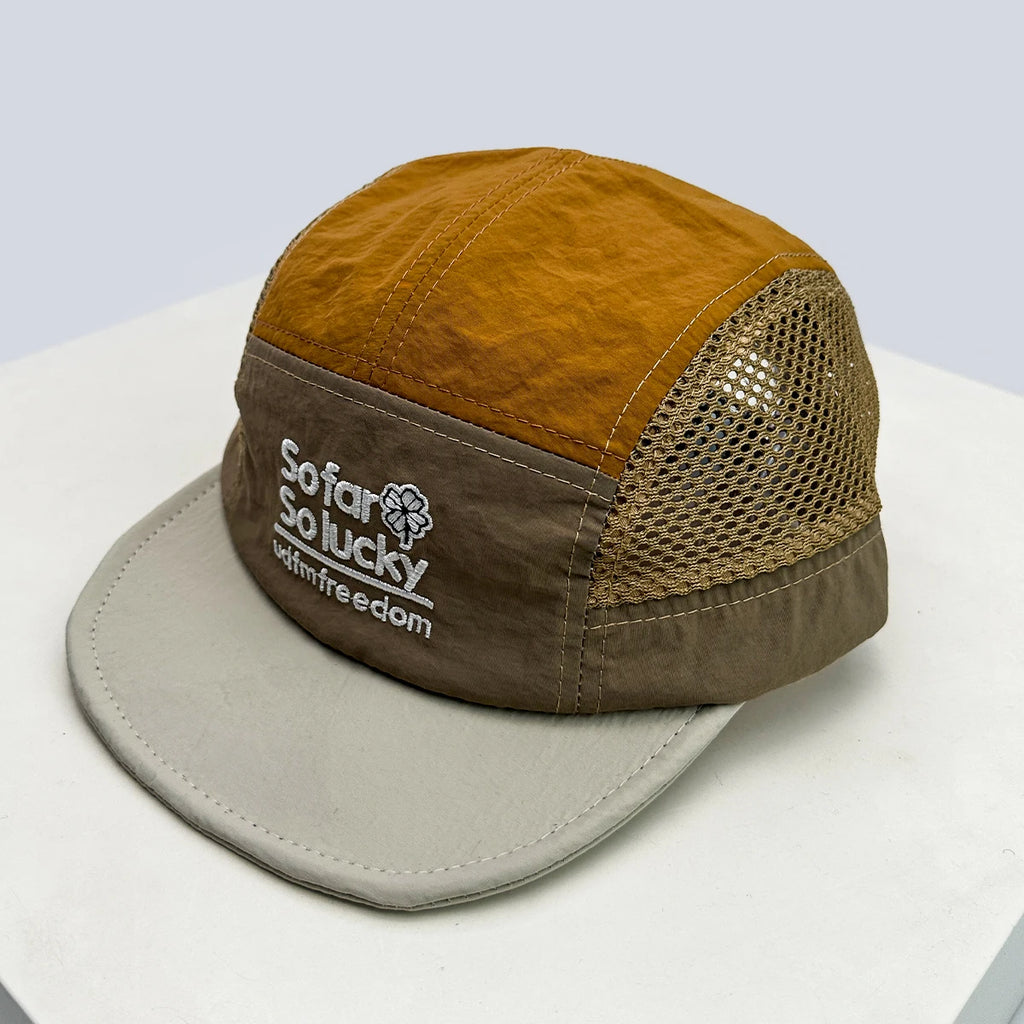 casquette 5 panneaux en coton