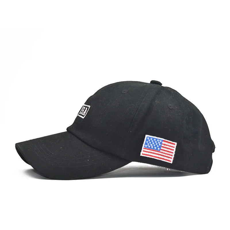 casquette américaine avec logo drapeau Image