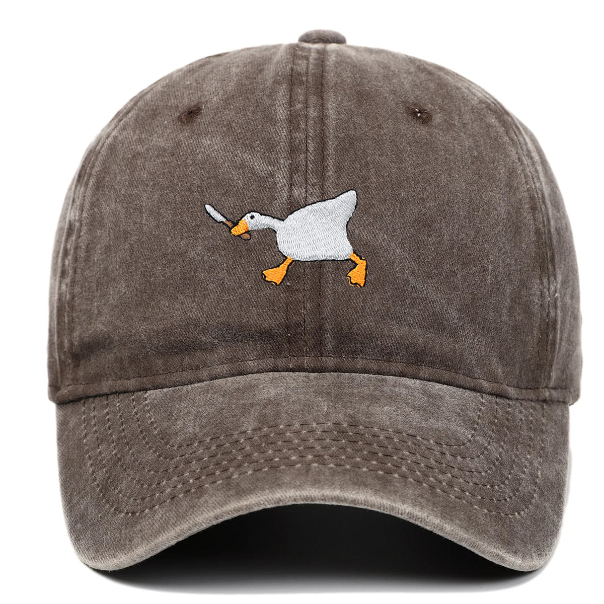 casquette animale broderie canard