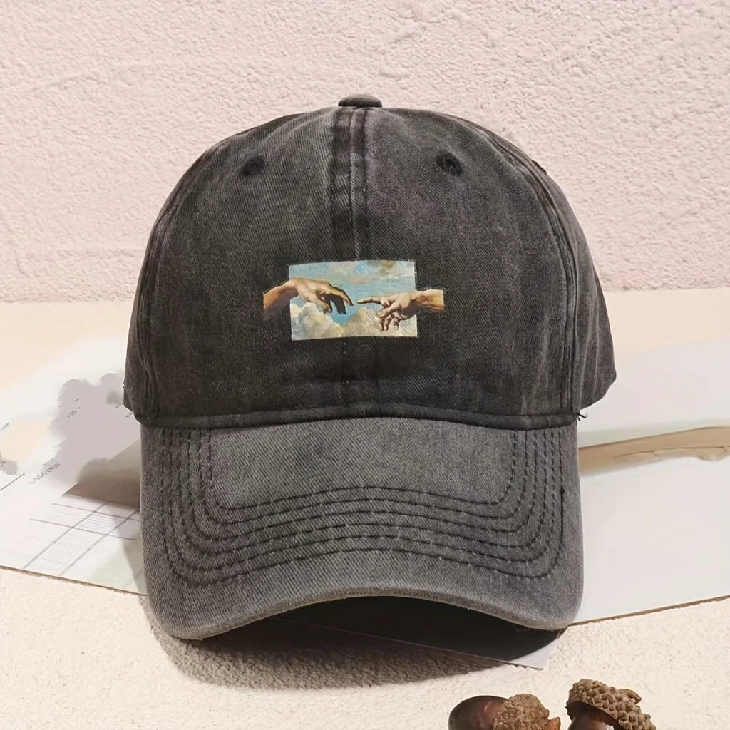 casquette artistique pour un look vintage
