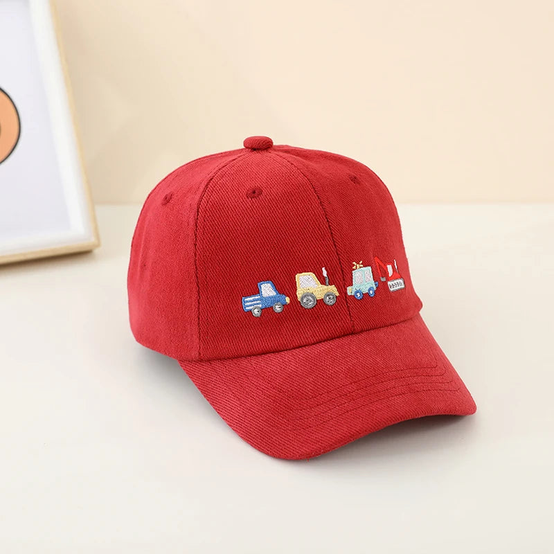 Casquette baseball brodée motif camions