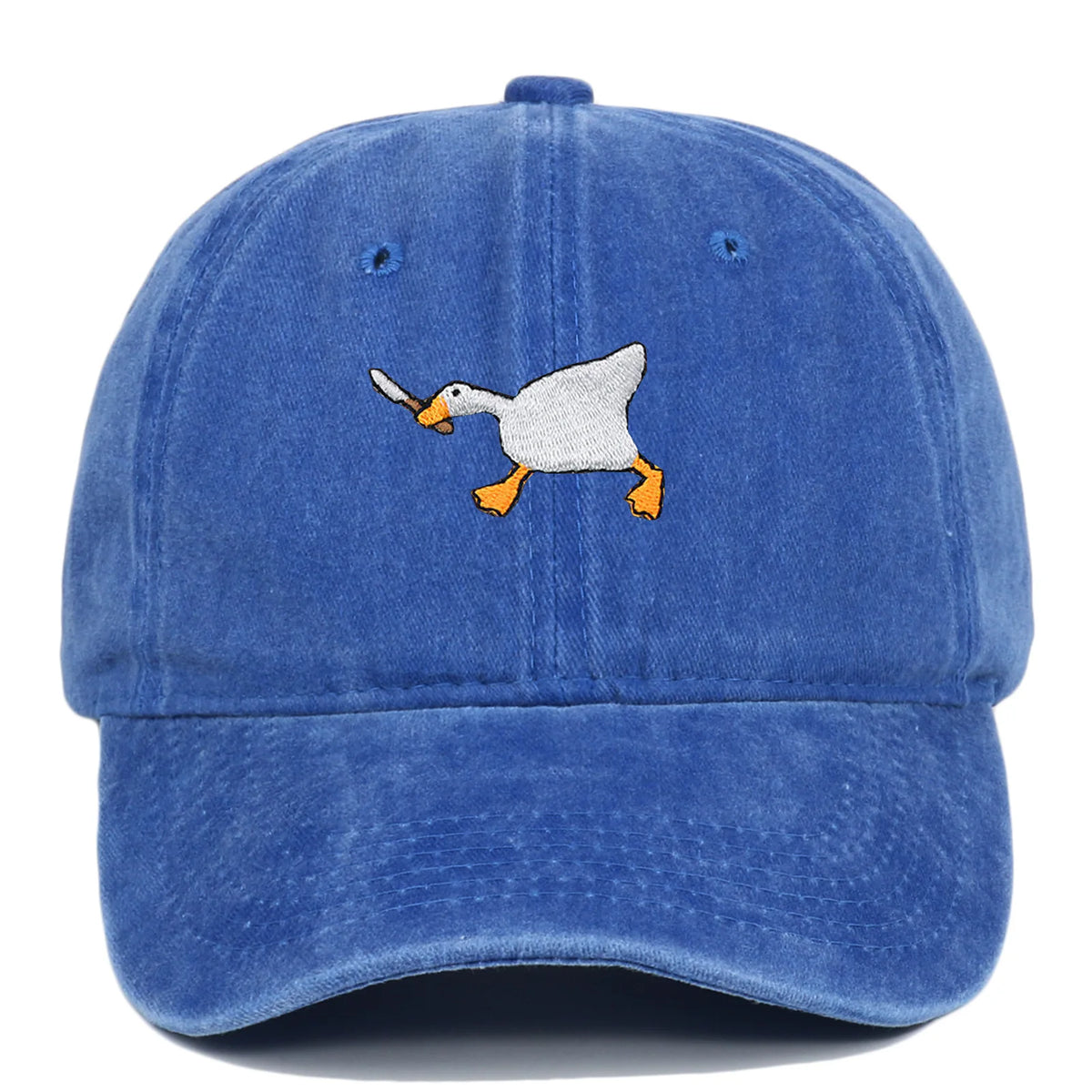 Casquette baseball brodée motif canard