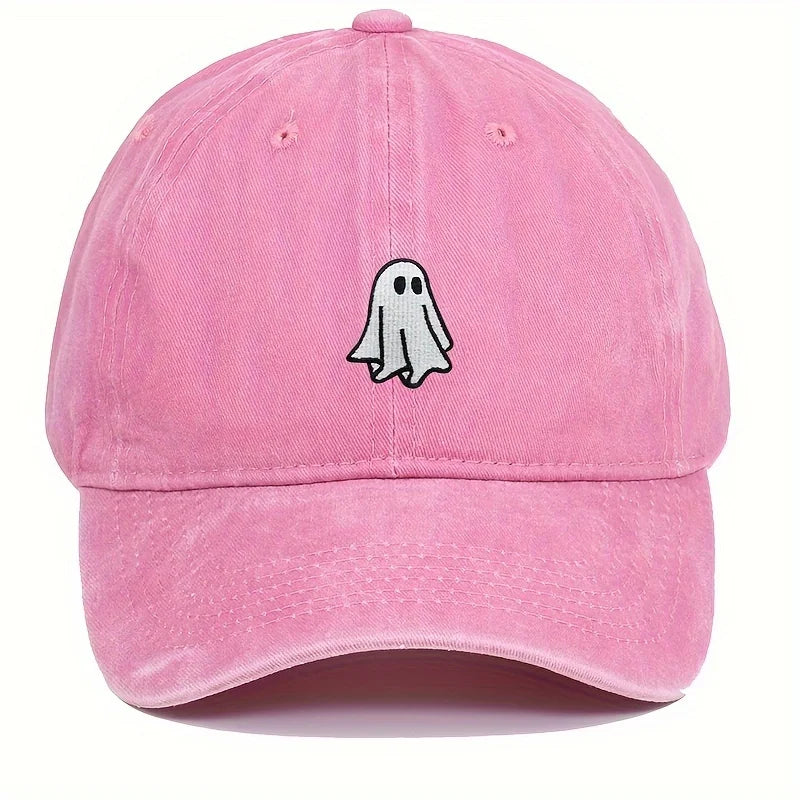 Casquette Baseball Brodée Motif Fantôme