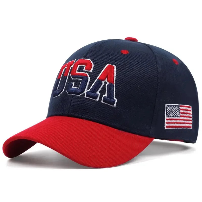 Casquette baseball brodée USA