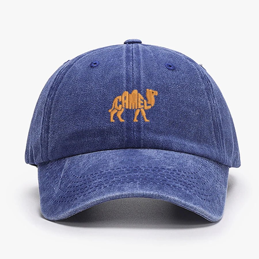 casquette baseball coton design chameau