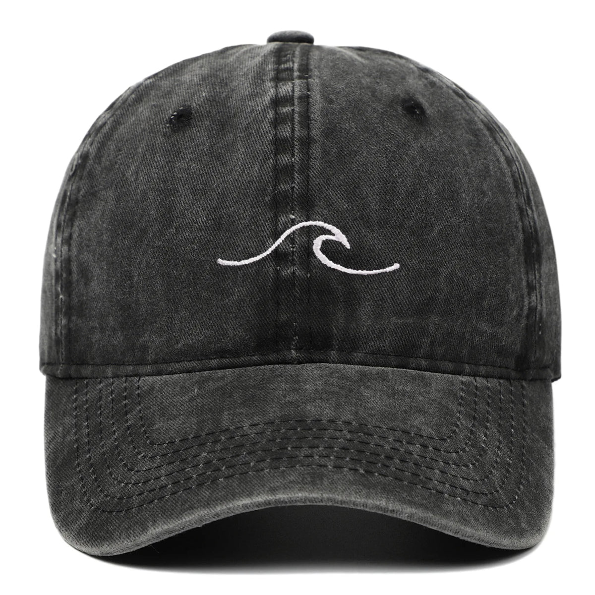 casquette baseball avec design vagues en relief