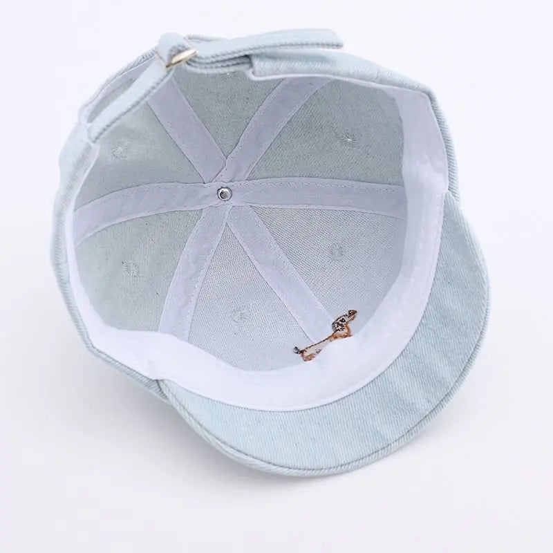 casquette brodée en denim enfant Image