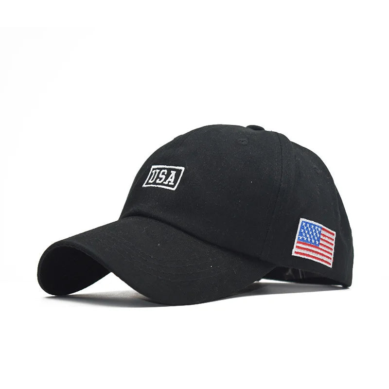 casquette brodée drapeau USA