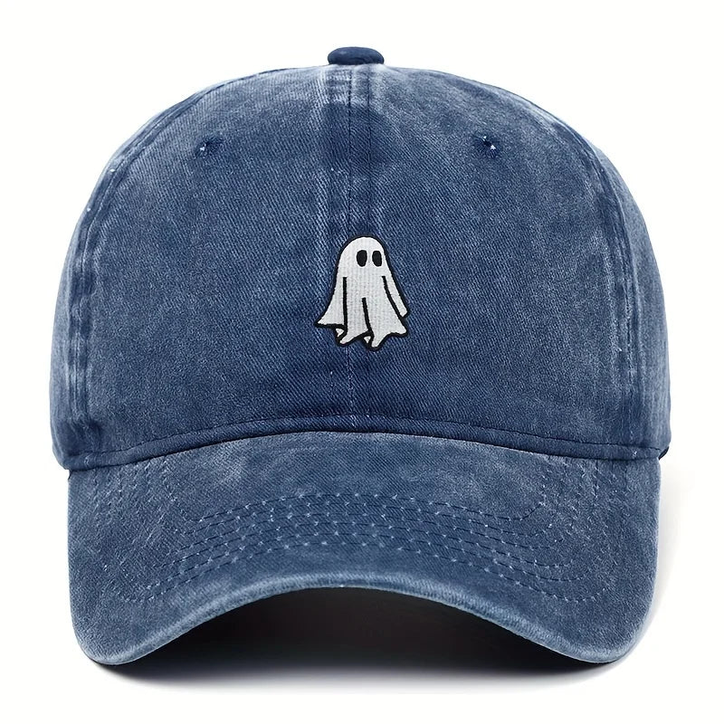 casquette brodée style baseball fantôme