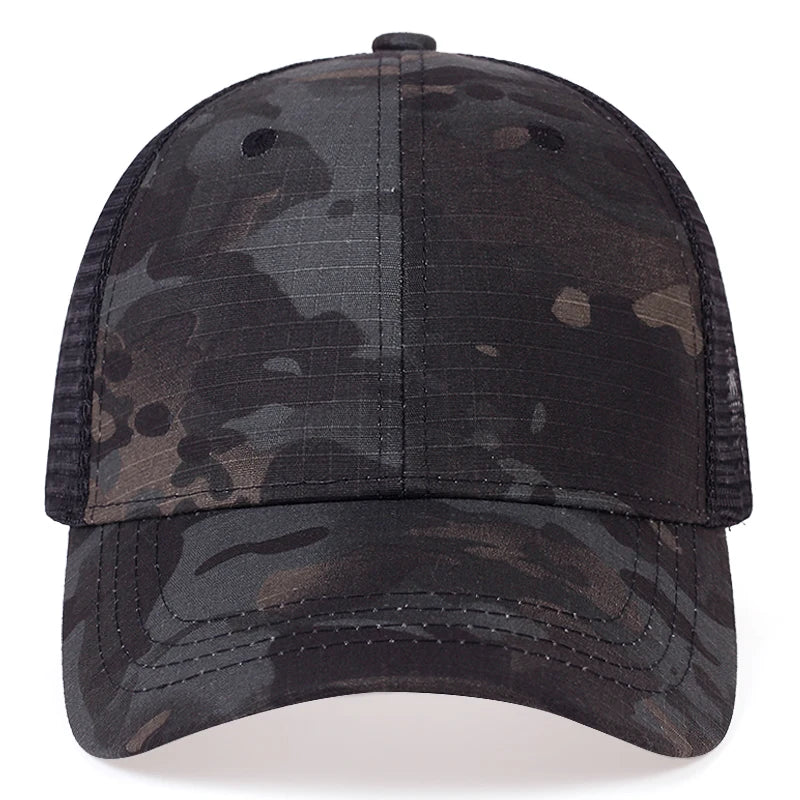 casquette camouflage ajustable en mesh Image