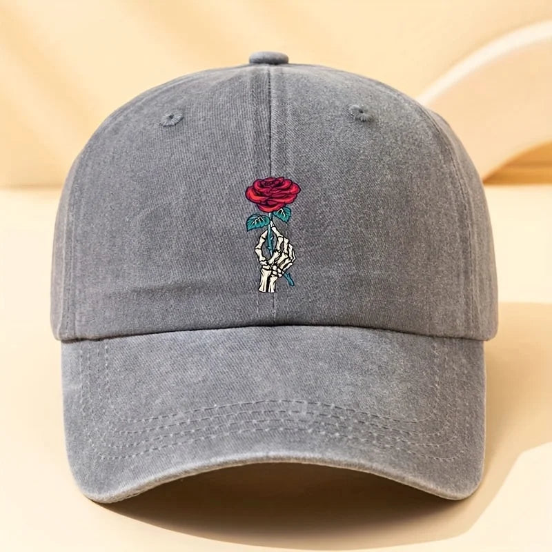 casquette casual brodée motif estival