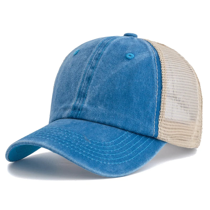 casquette en coton avec design trucker multicolore