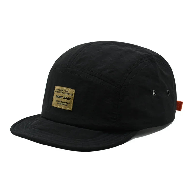 casquette en coton léger à cinq panneaux