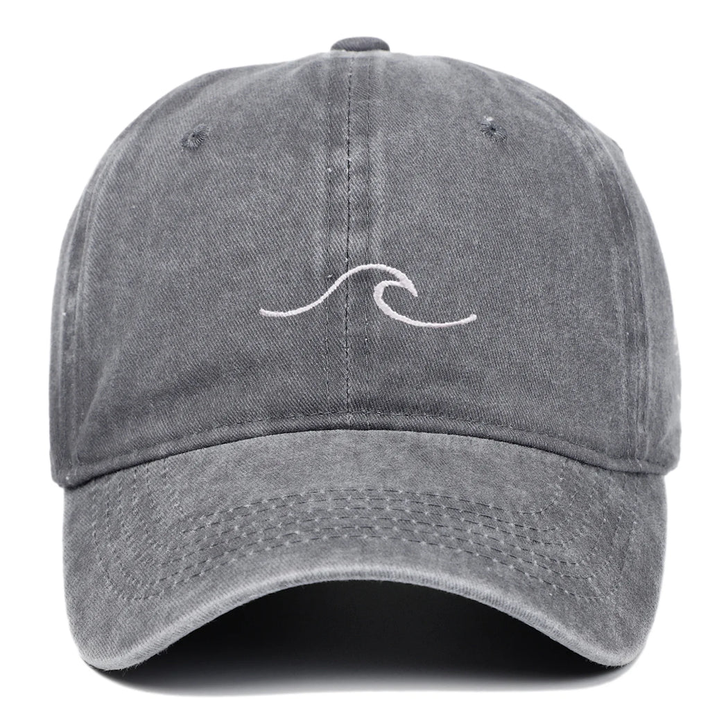 casquette en coton style vintage brodé