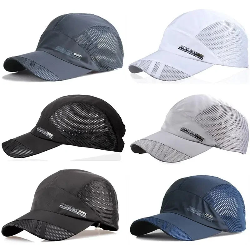 casquette de course ajustable et respirante