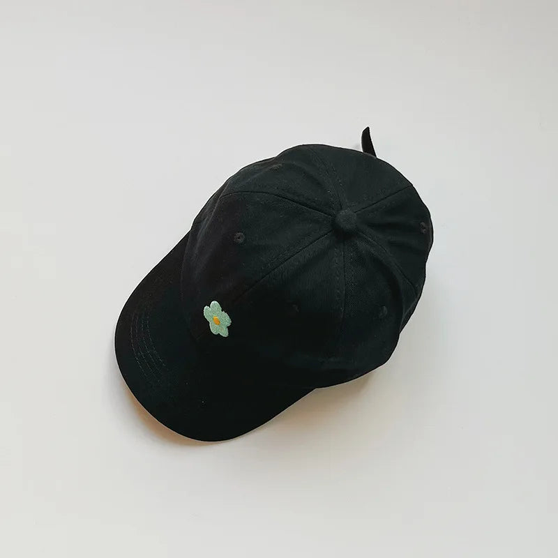 casquette pour enfant motif de fleur