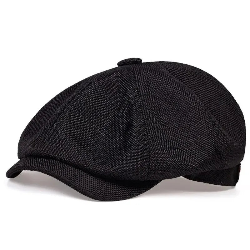 Casquette gavroche en coton piqué
