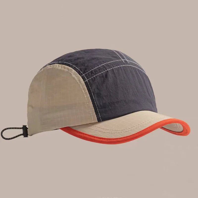 Casquette légère à visière courte style été respirante et séchage rapide