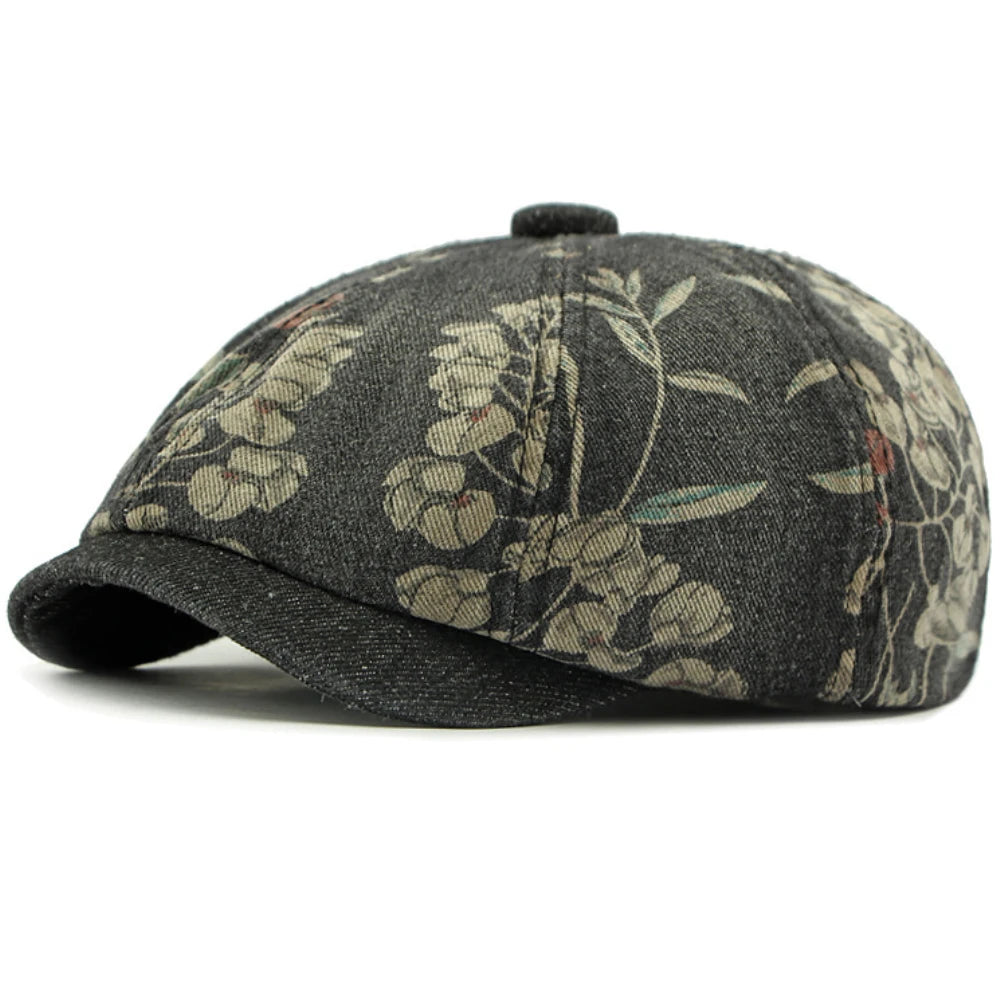 casquette mode homme motif floral