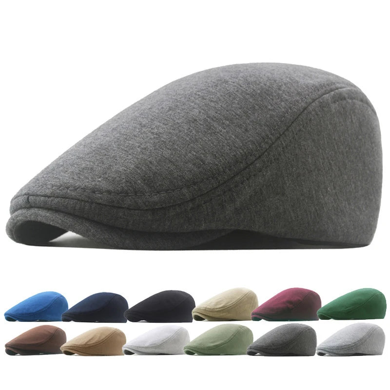 casquette plate en coton