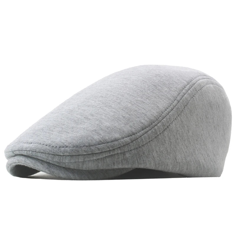 casquette plate en laine