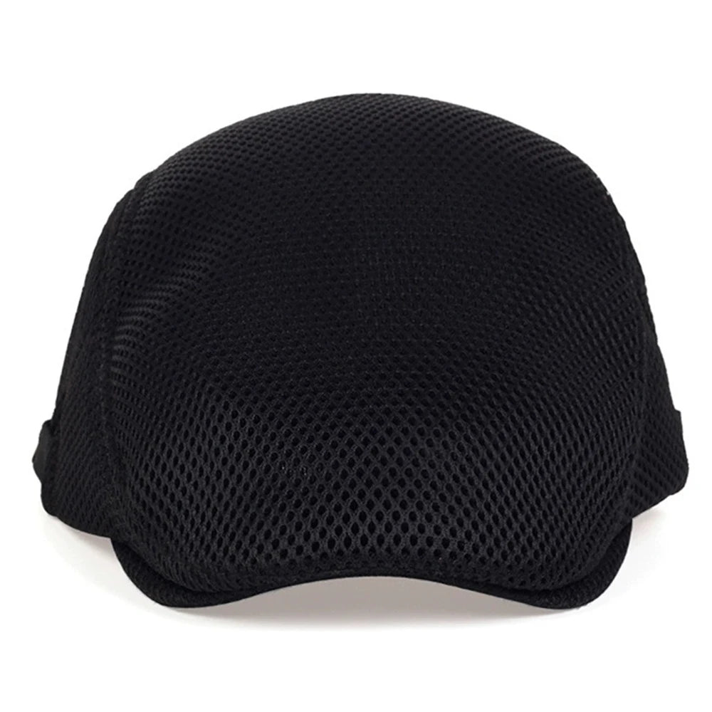 casquette plate en mesh respirant