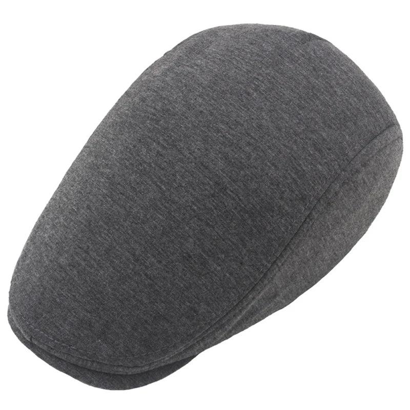 casquette plate unie pour homme