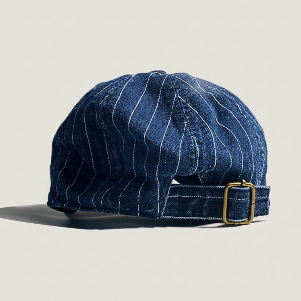 casquette retro en denim