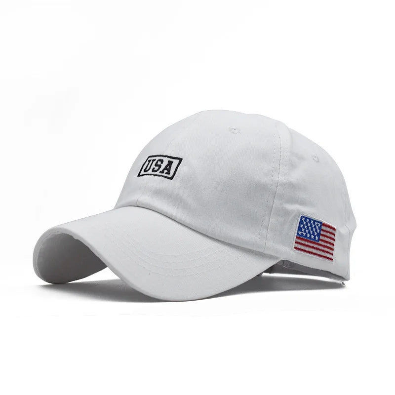 casquette sport drapeau US brodé