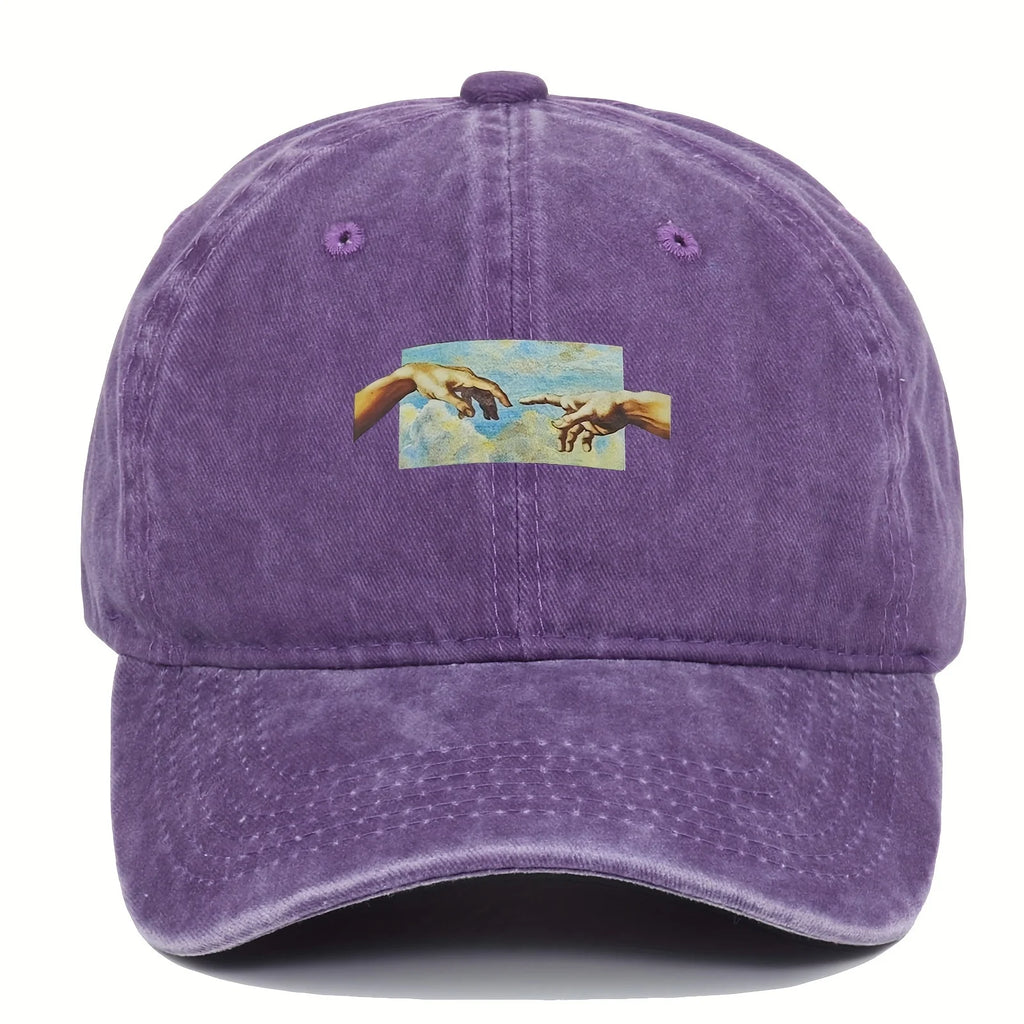 casquette de sport vintage avec impression