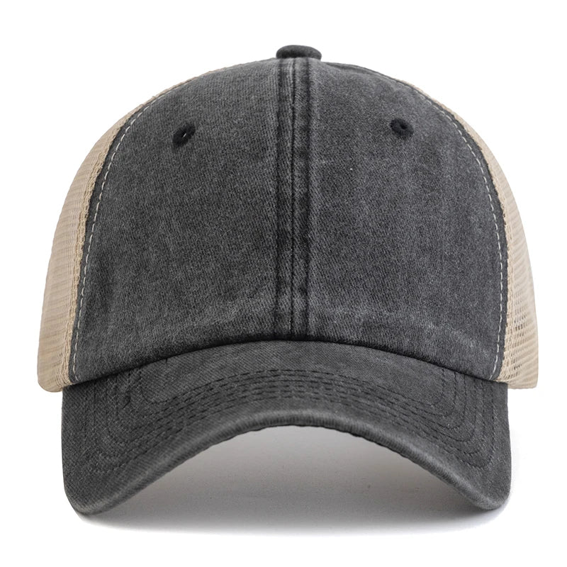 casquette style trucker coton délavé multicolore Image