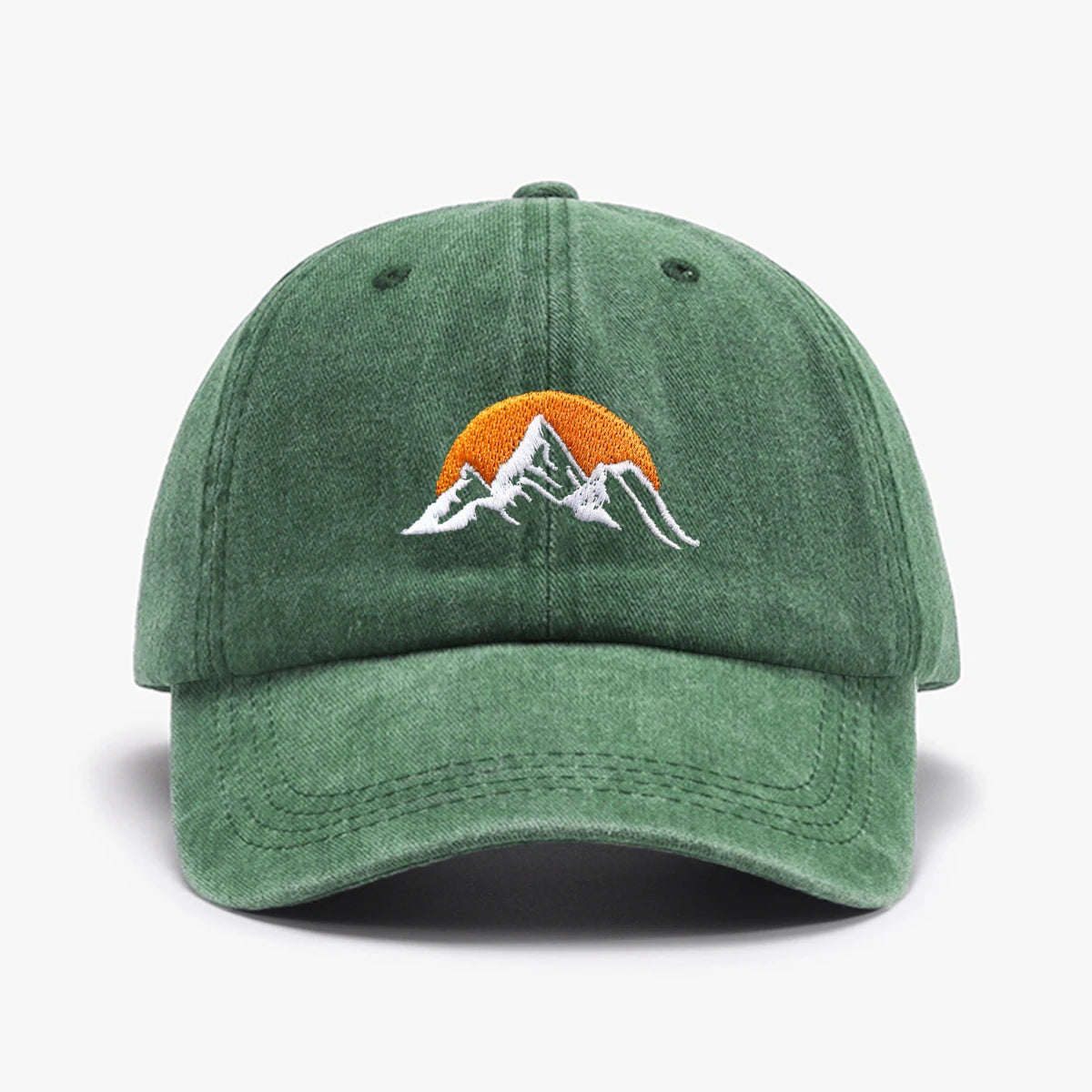 casquette stylée brodée soleil levant