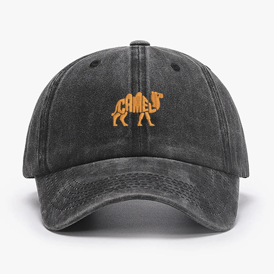 casquette tendance motif chameau en coton