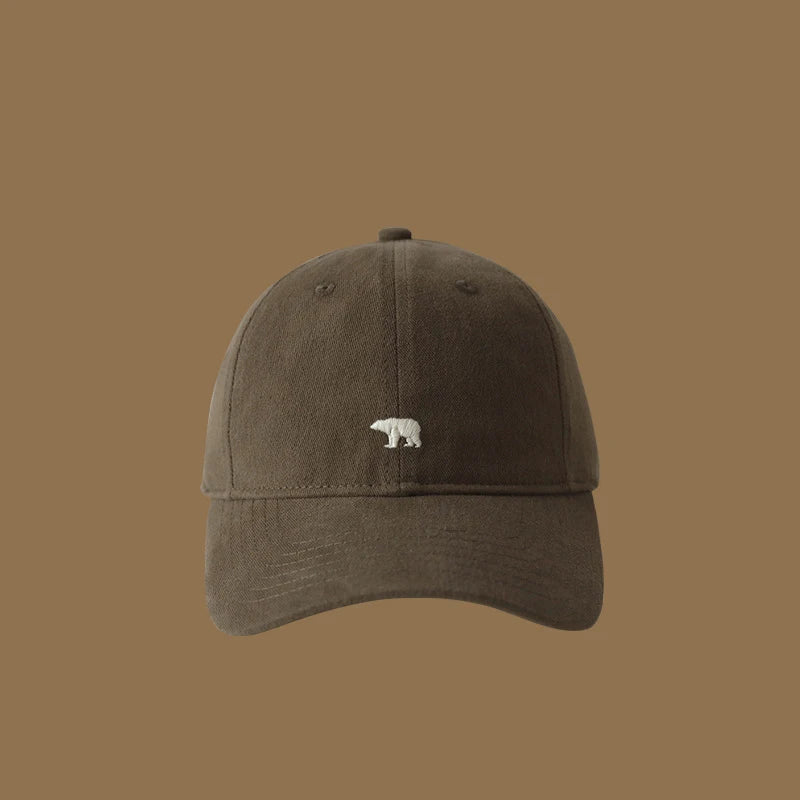casquette tendance ours brodée