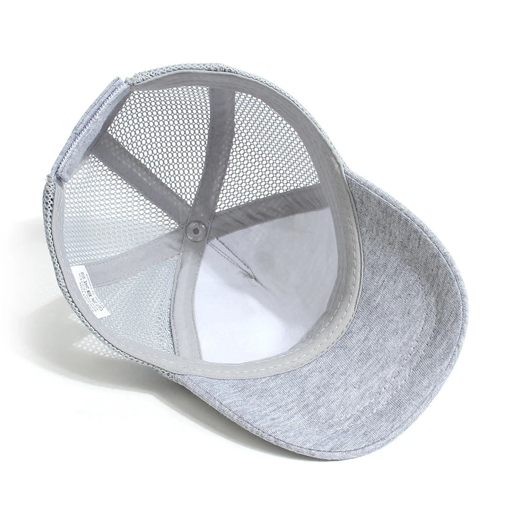 casquette unie pour garçon en tissu respirant