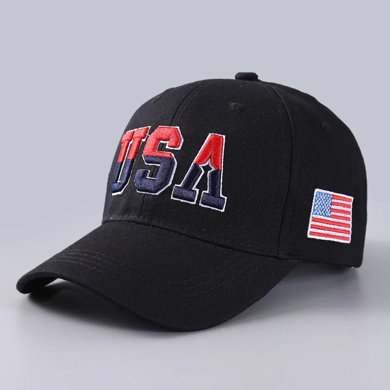 casquette unisexe brodée avec thème USA