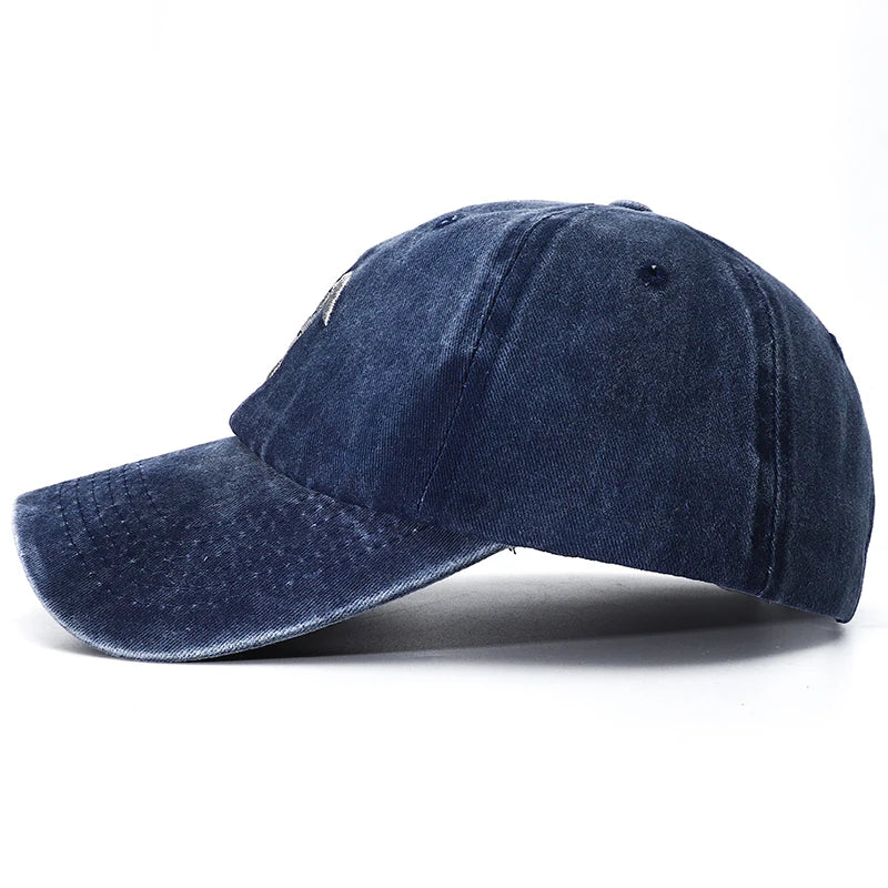 casquette vintage brodée motif tortue