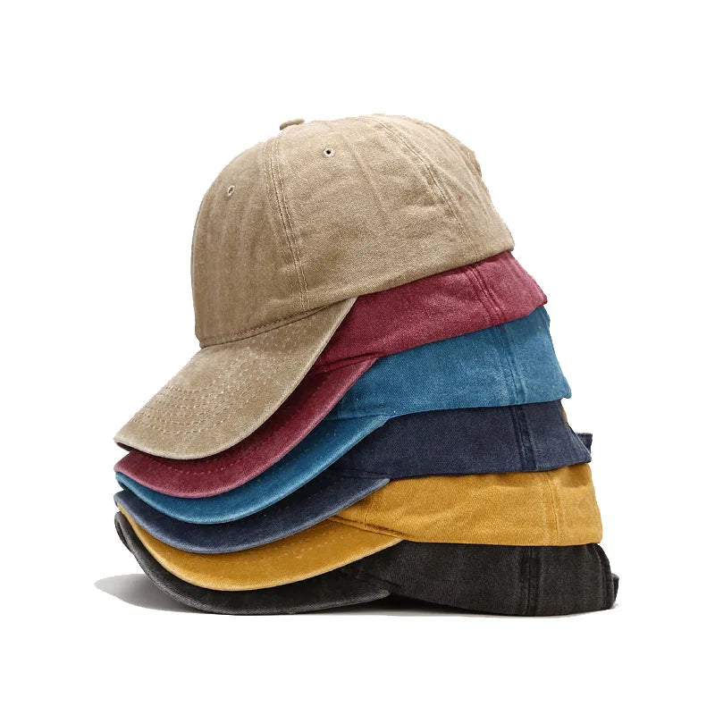 casquette vintage délavée en coton