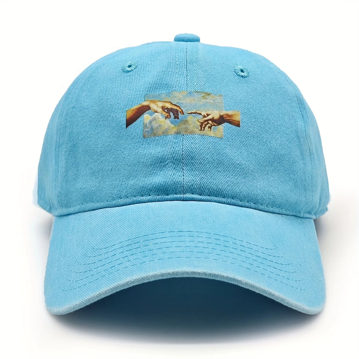 casquette vintage imprimée style artistique