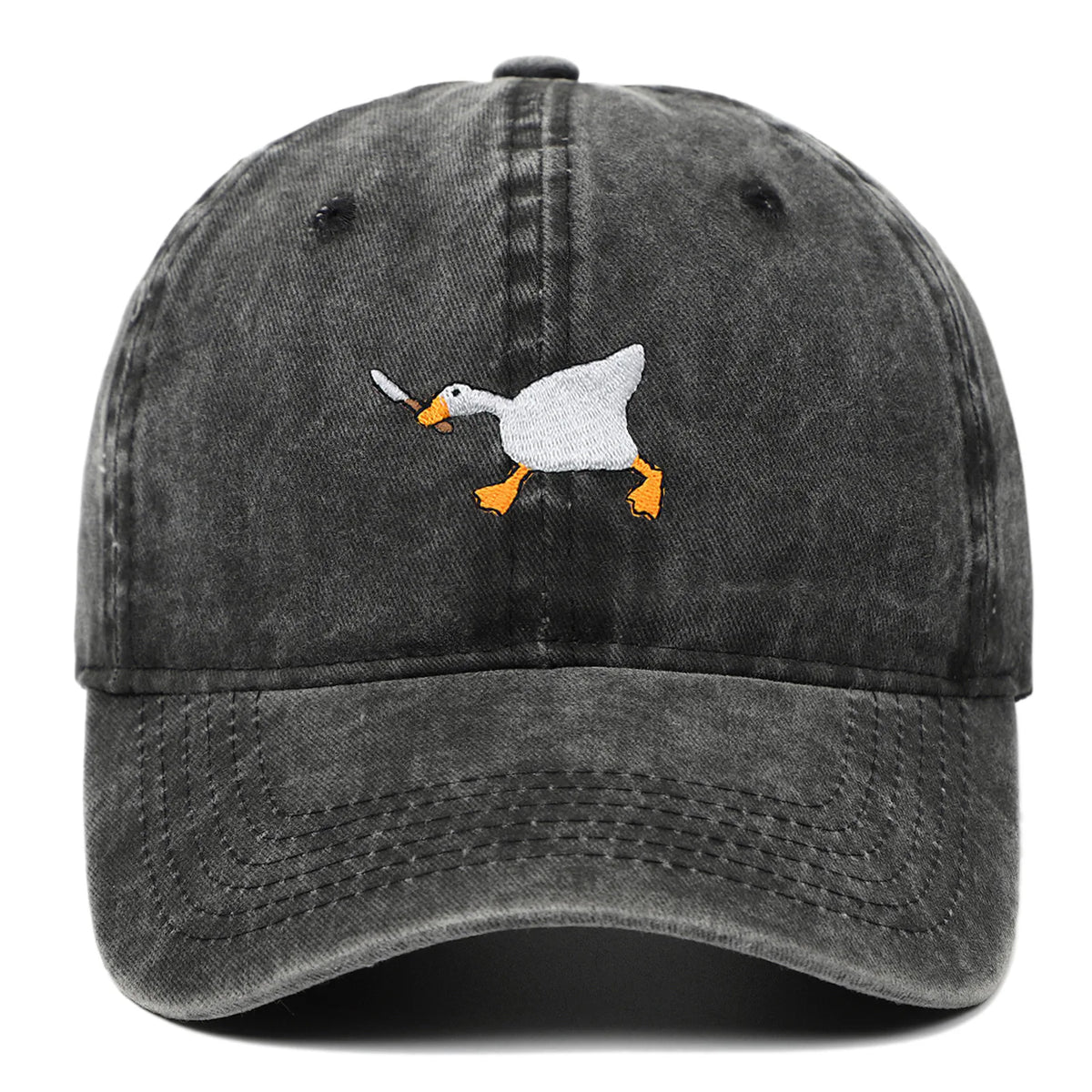 chapeau baseball brodé canard
