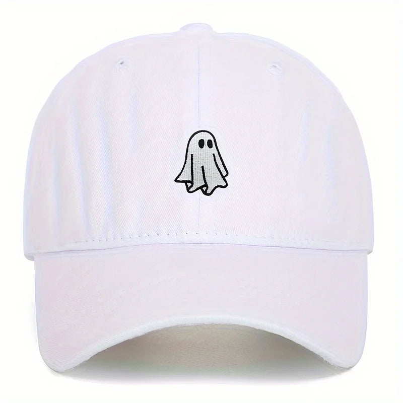 chapeau baseball brodé fantôme amusant