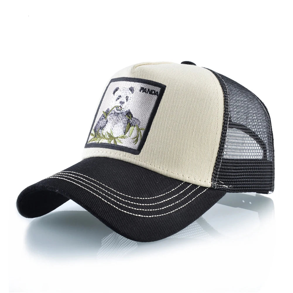chapeau léger motif panda